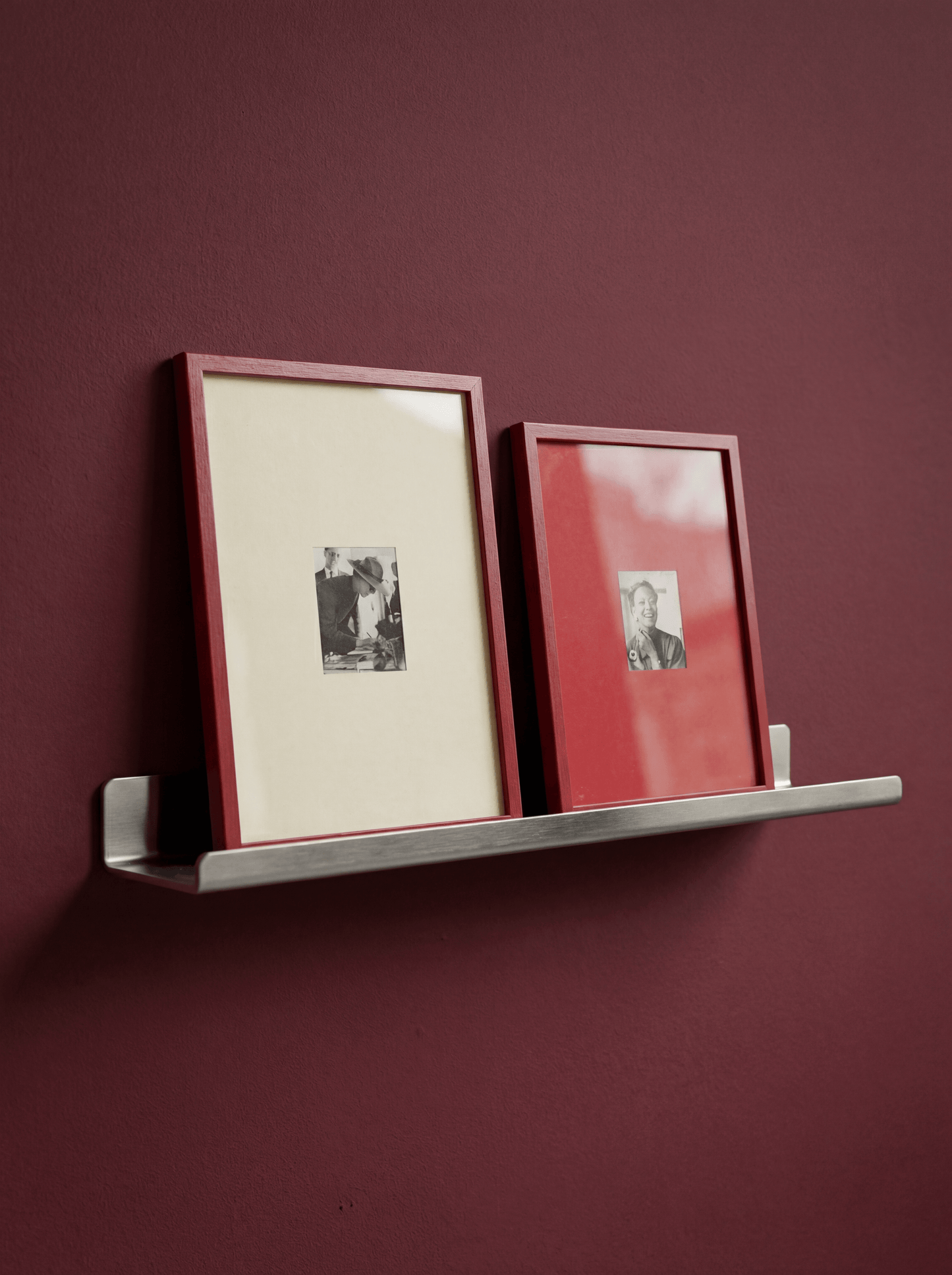 Modern Paslanmaz Çelik Duvar Rafı | Dergi & Çerçeve Standı